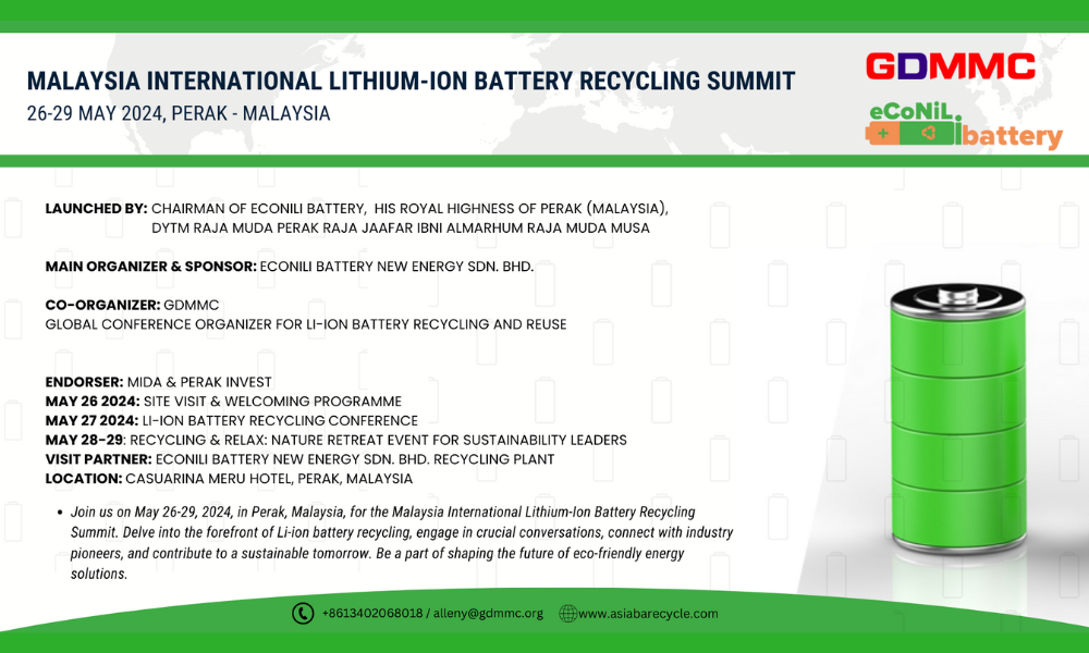Econili Battery’s Critical Metals Recovery Plant Opening Signals a New Era for Malaysia