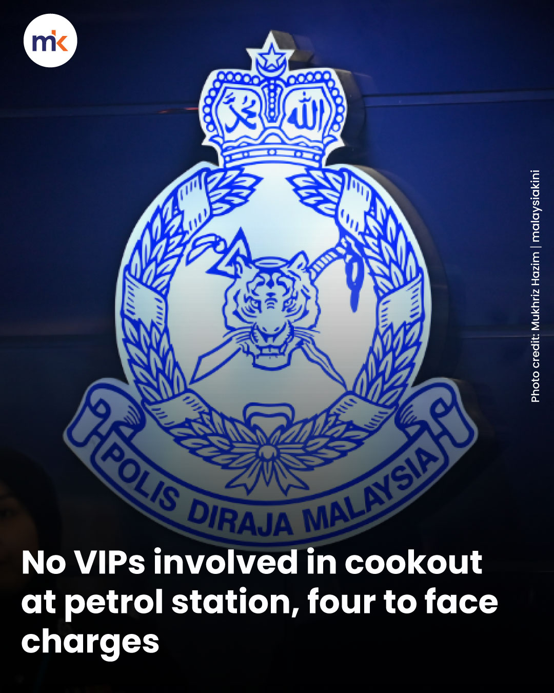 No VIPs involved in cookout at petrol station, four to face charges