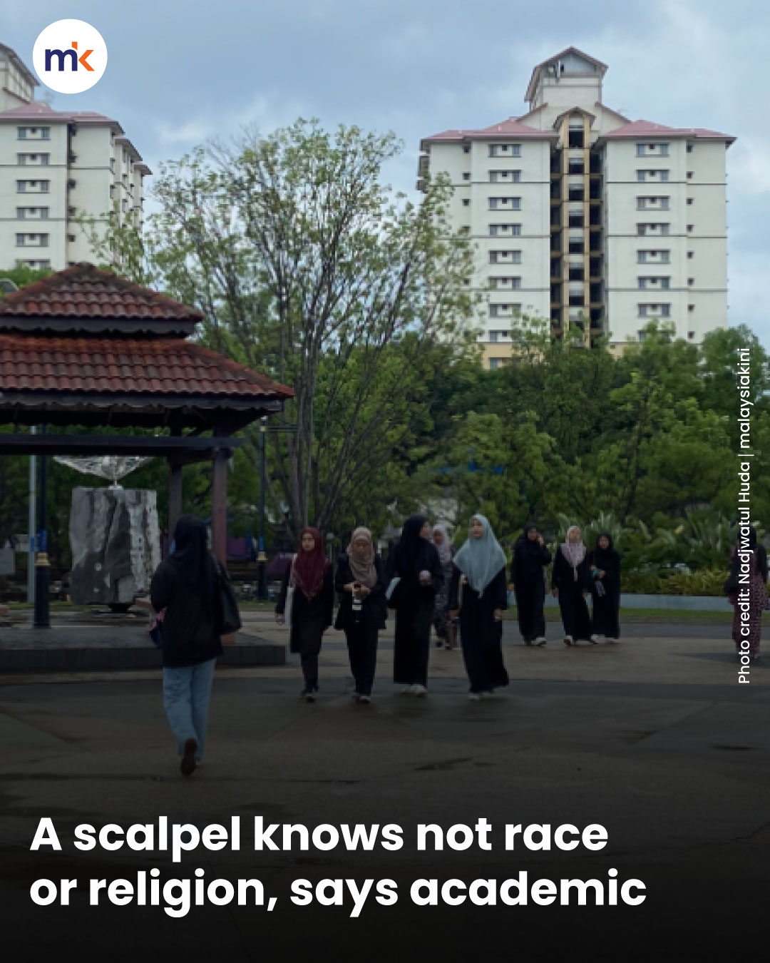 A scalpel knows not race or religion, says academic