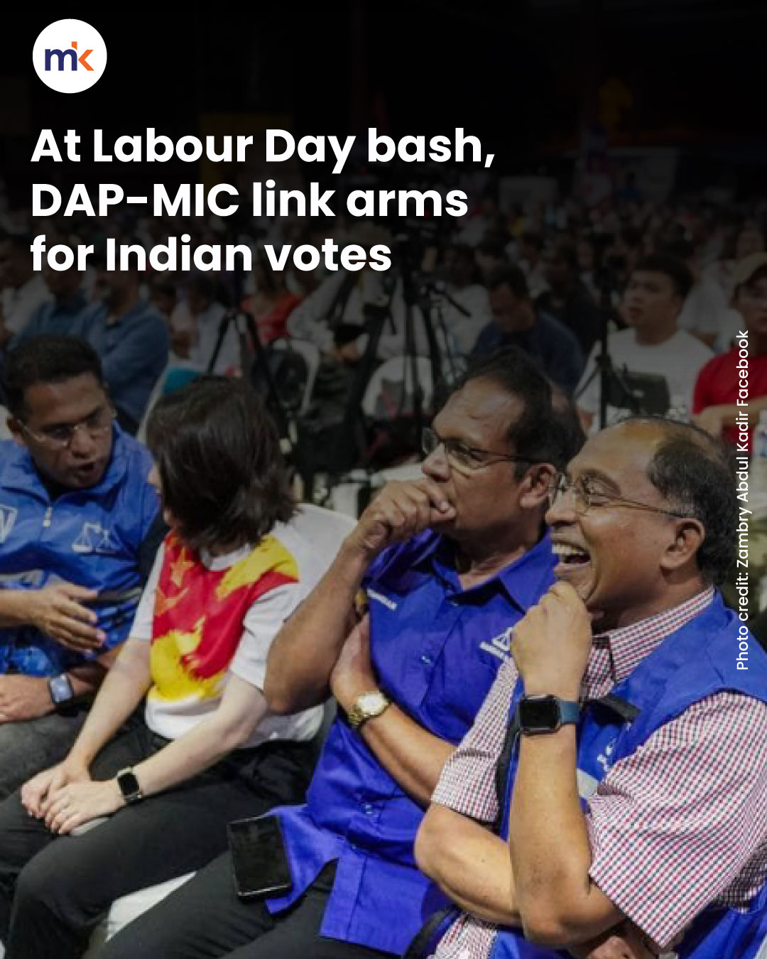 At Labour Day bash, DAP-MIC link arms for Indian votes