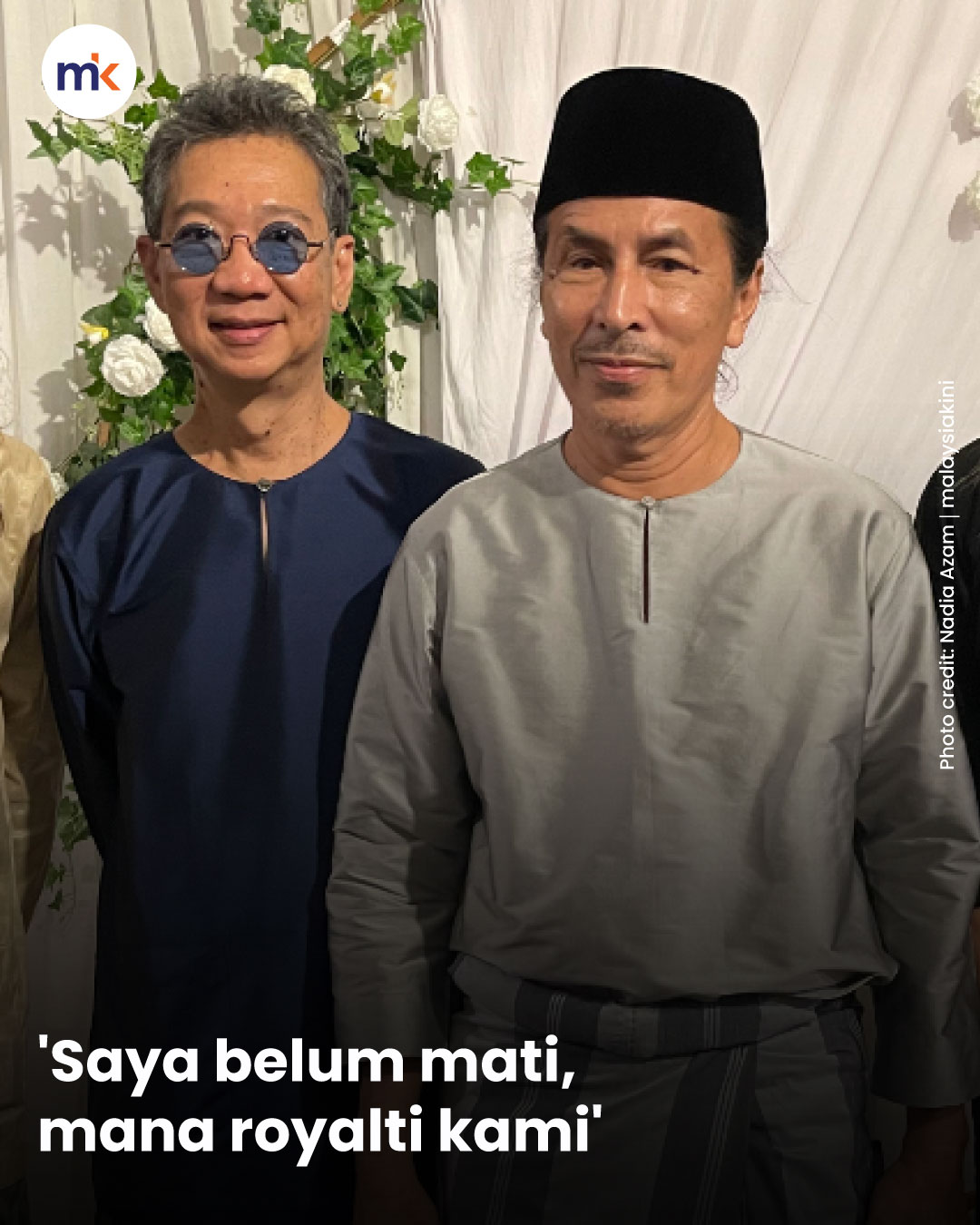 'Saya belum mati, mana royalti kami'