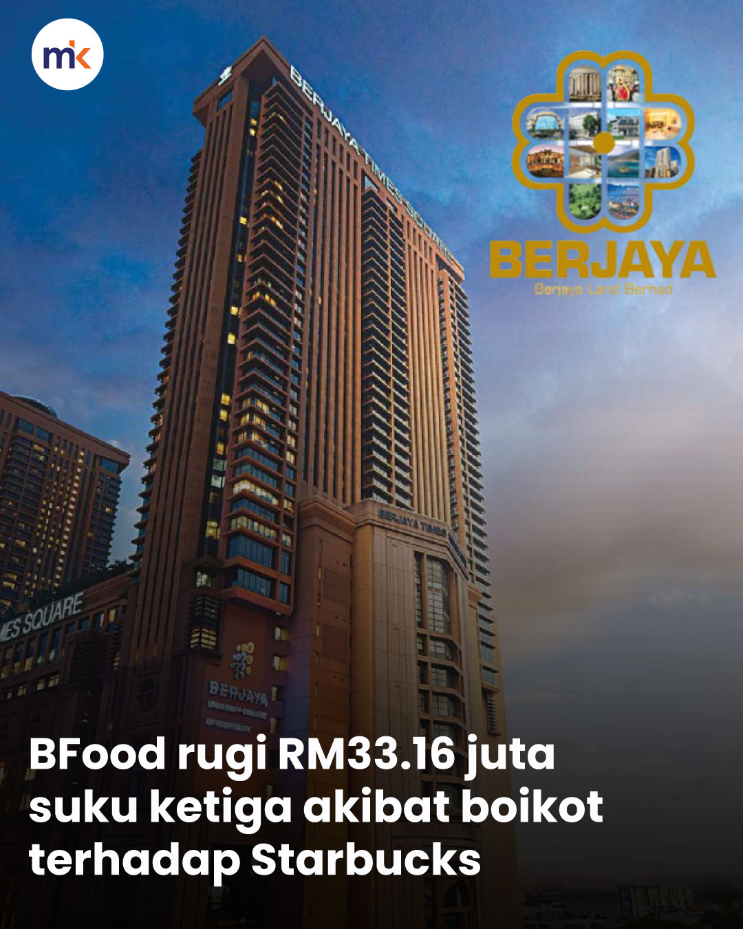 BFood rugi RM33.16 juta suku ketiga akibat boikot terhadap Starbucks