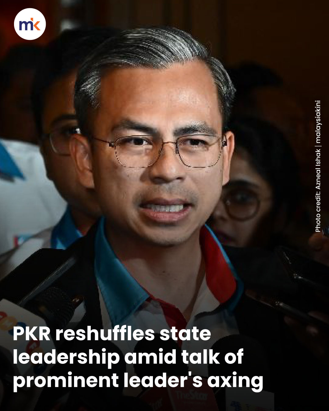 PKR reshuffles state leadership amid talk of prominent leader's axing