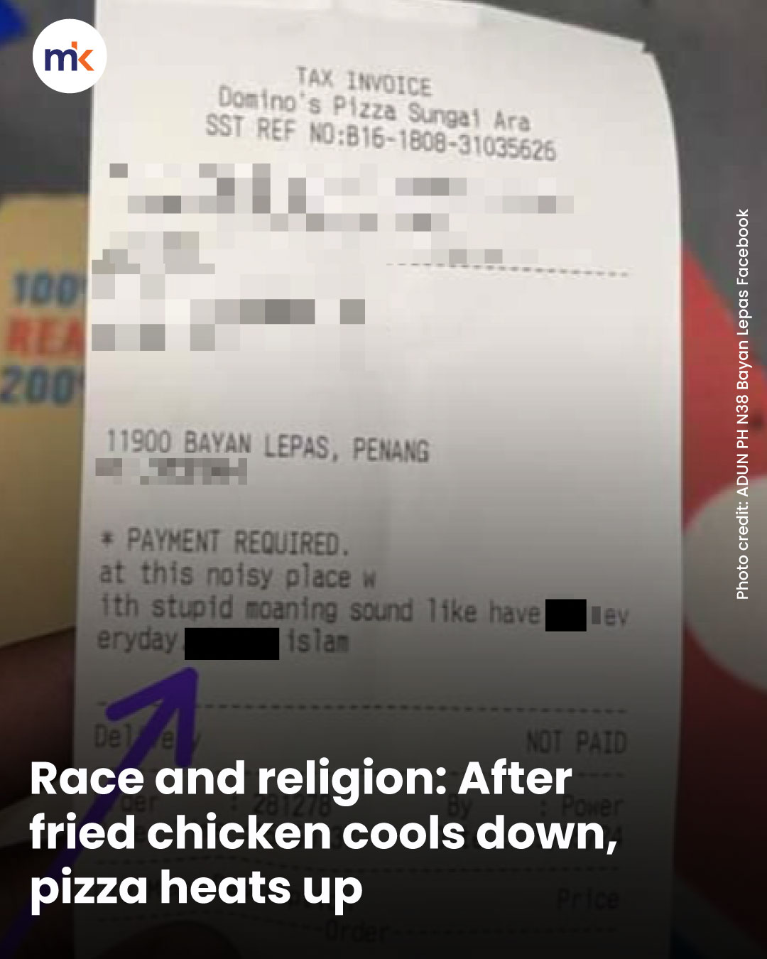 Race and religion: After fried chicken cools down, pizza heats up