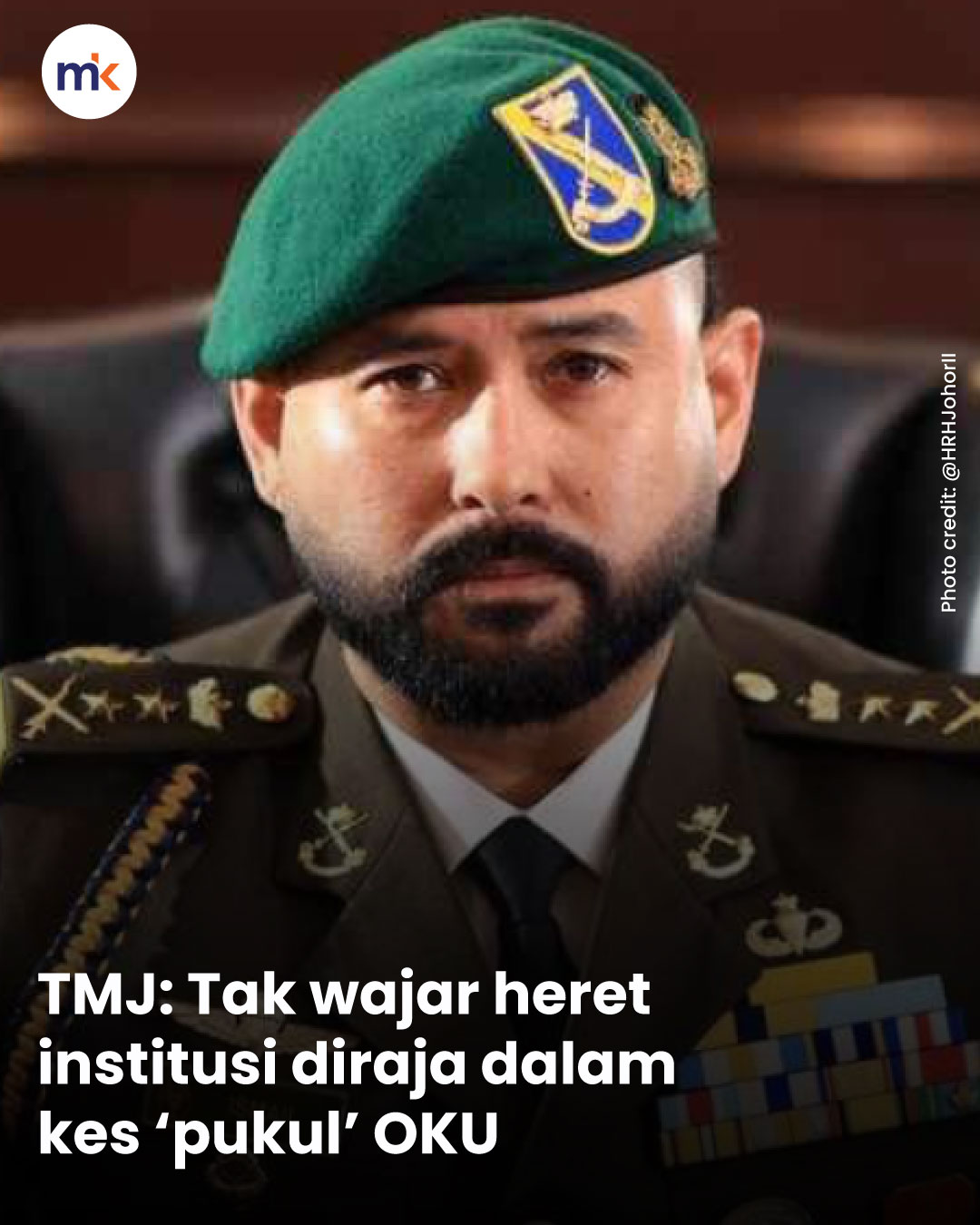 TMJ: Tak wajar heret institusi diraja dalam kes ‘pukul’ OKU