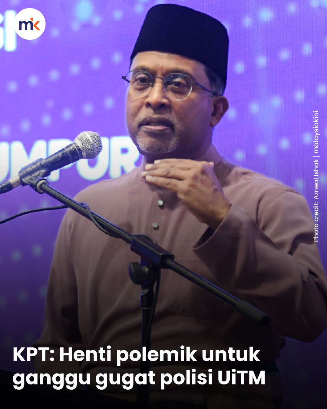 KPT: Henti polemik untuk ganggu gugat polisi UiTM