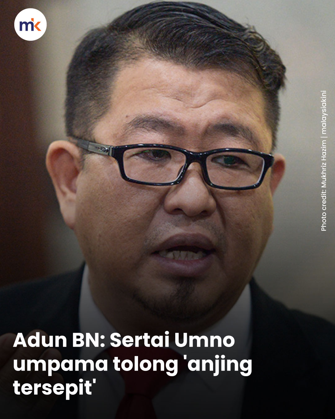 Adun BN: Sertai Umno umpama tolong 'anjing tersepit'