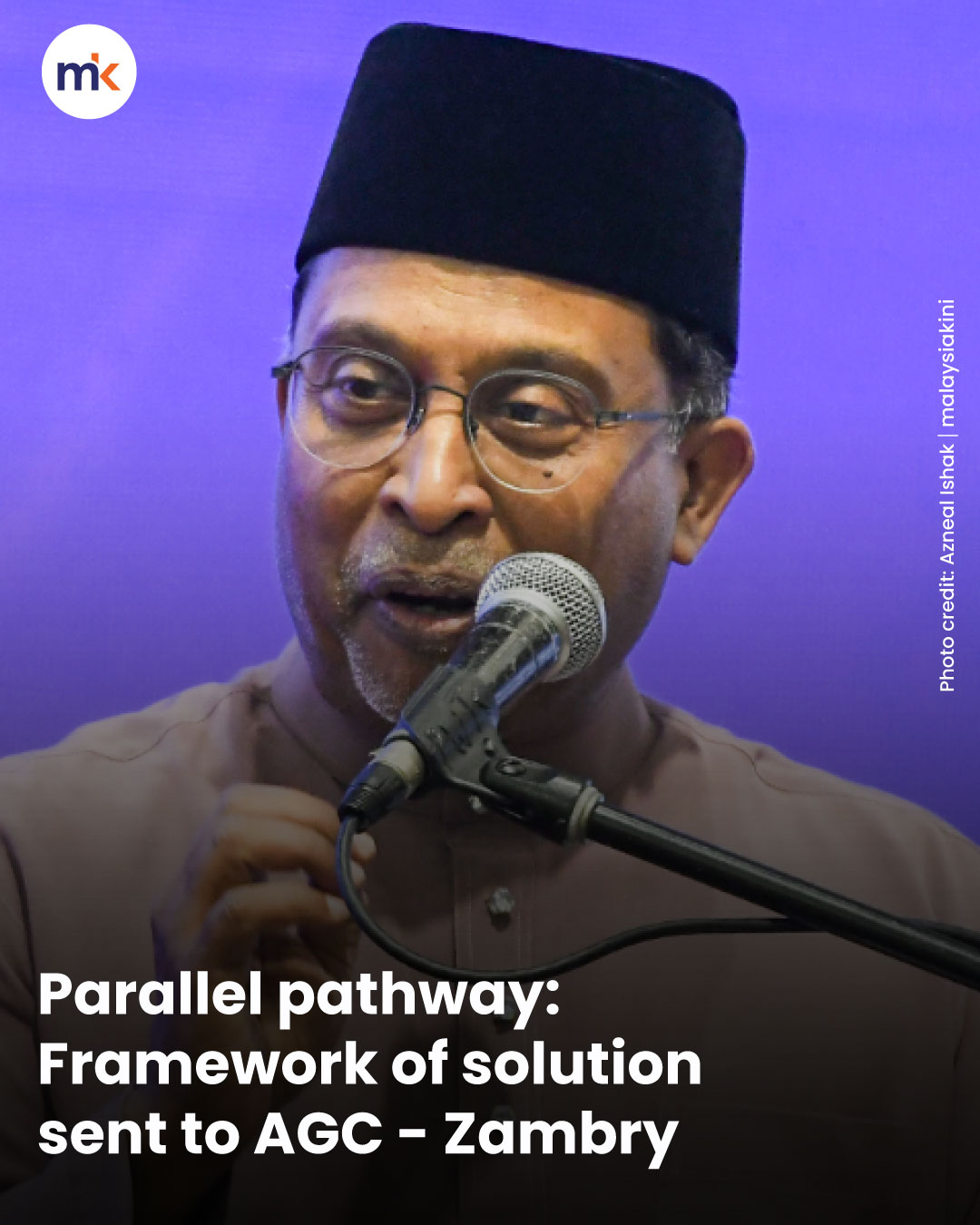 Parallel pathway: Framework of solution sent to AGC - Zambry