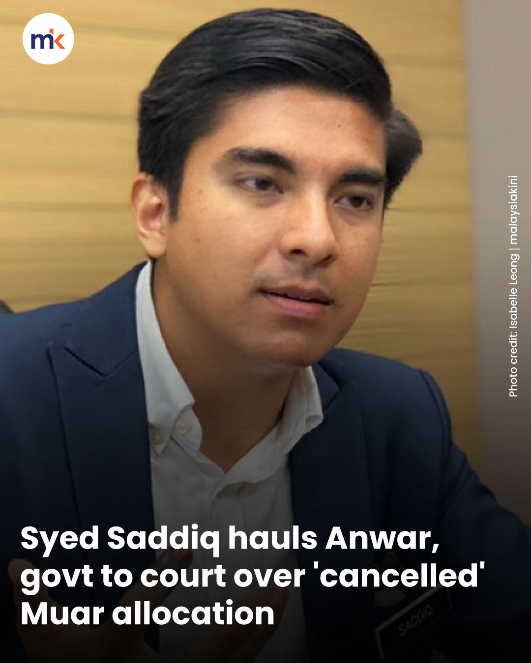 Syed Saddiq hauls Anwar, govt to court over 'cancelled' Muar allocation