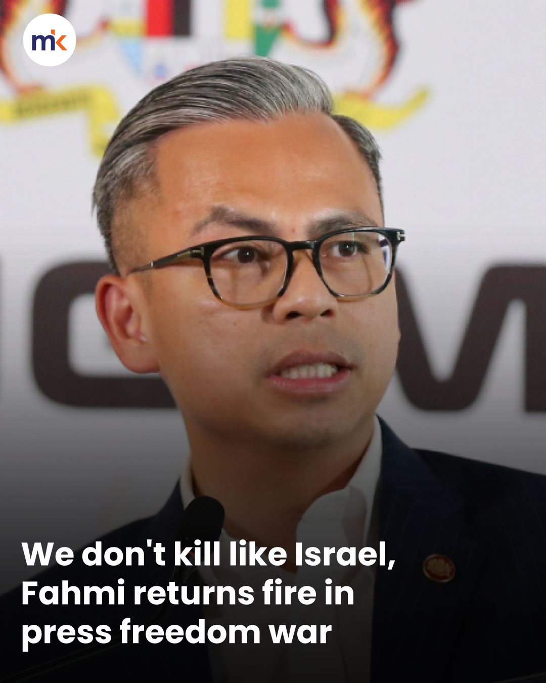 We don't kill like Israel, Fahmi returns fire in press freedom war