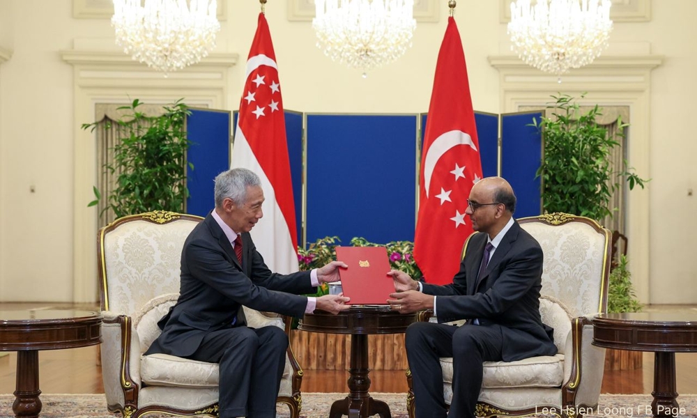 Hsien Loong submits resignation as S'pore PM