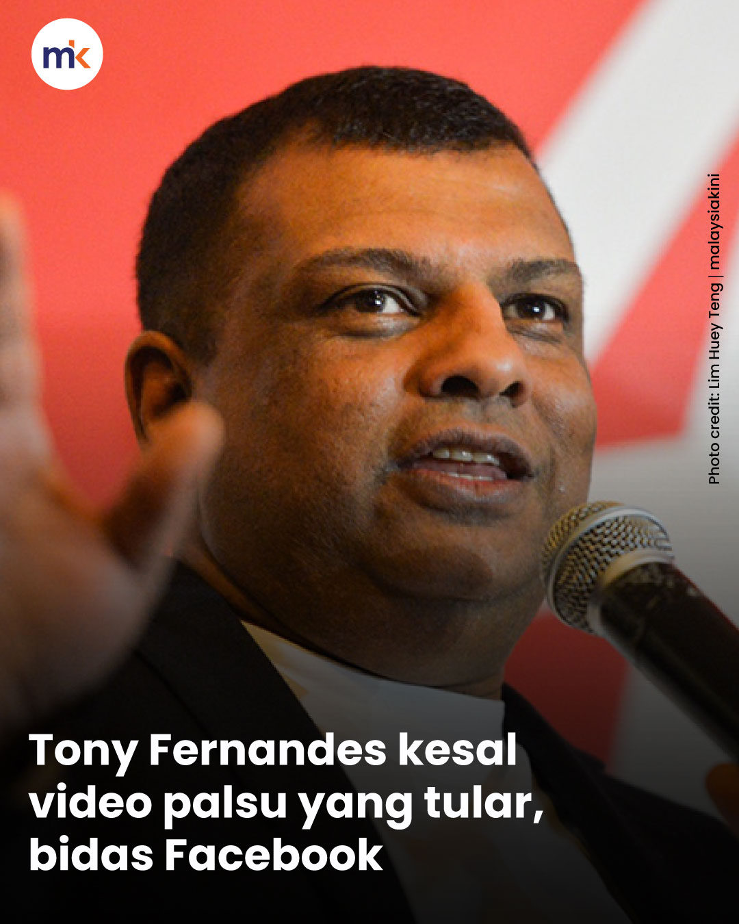 Tony Fernandes kesal video palsu yang tular, bidas Facebook