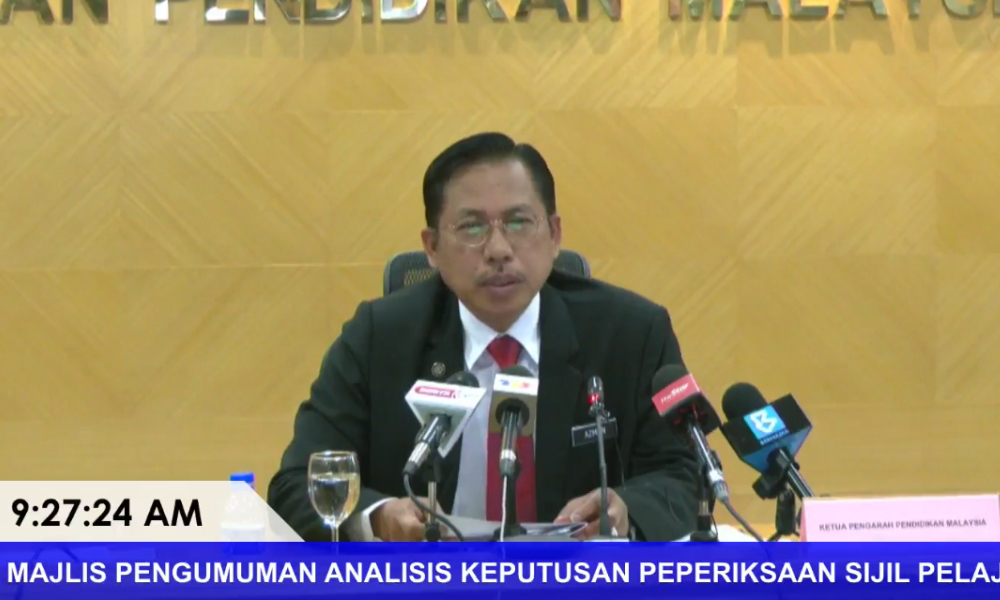 11,713 SPM candidates get straight A's - Education DG