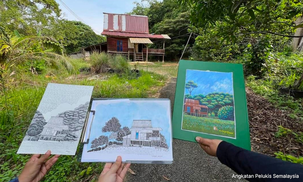 81 karya terhasil di program lukis langsung 3LM Melaka