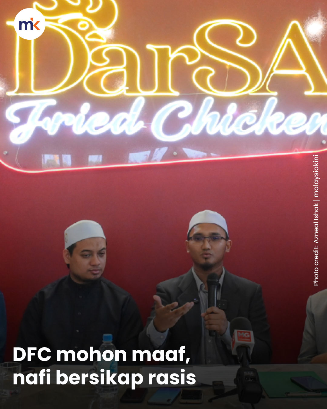 DFC mohon maaf, nafi bersikap rasis