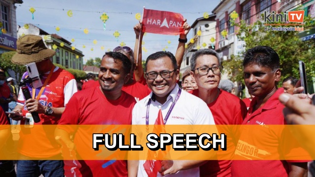 [Full Speech] Selangor MB Amirudin Shari at Harapan's 'mega ceramah' in KKB
