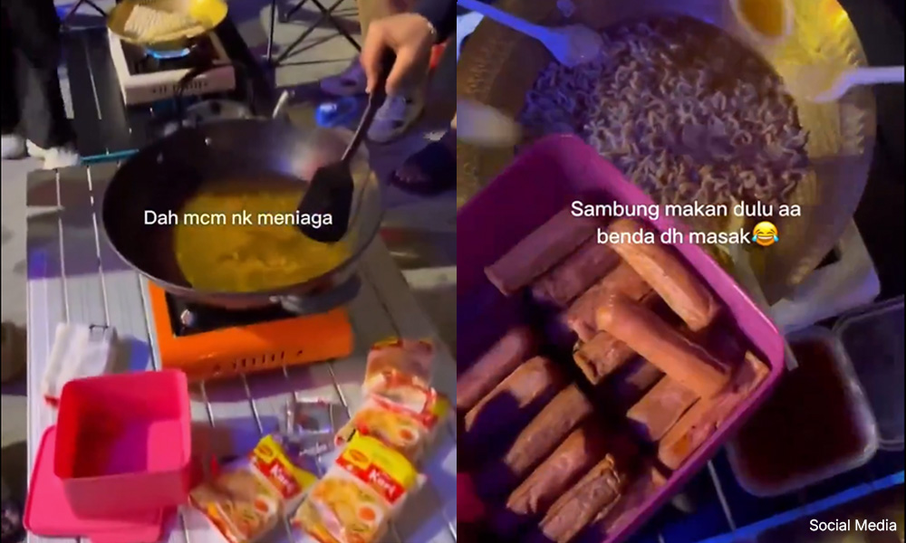 ‘Masak di stesen minyak sebab lapar’