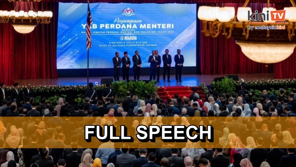 [Full video] Anwar Ibrahim's full speech at PMO monthly assembly