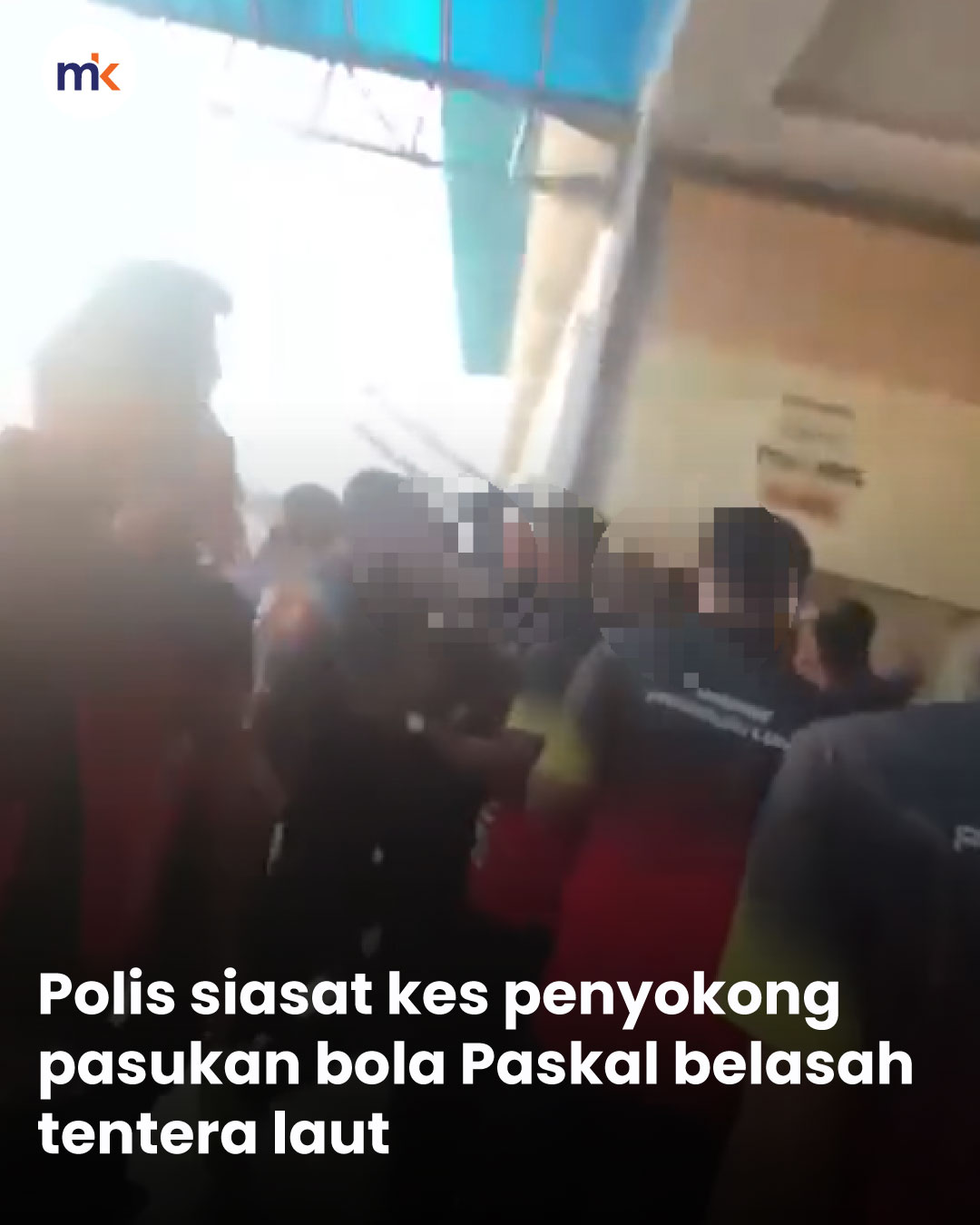 Polis siasat kes penyokong pasukan bola Paskal belasah tentera laut
