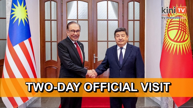 Anwar arrives in Kyrgyz Republic for official visit