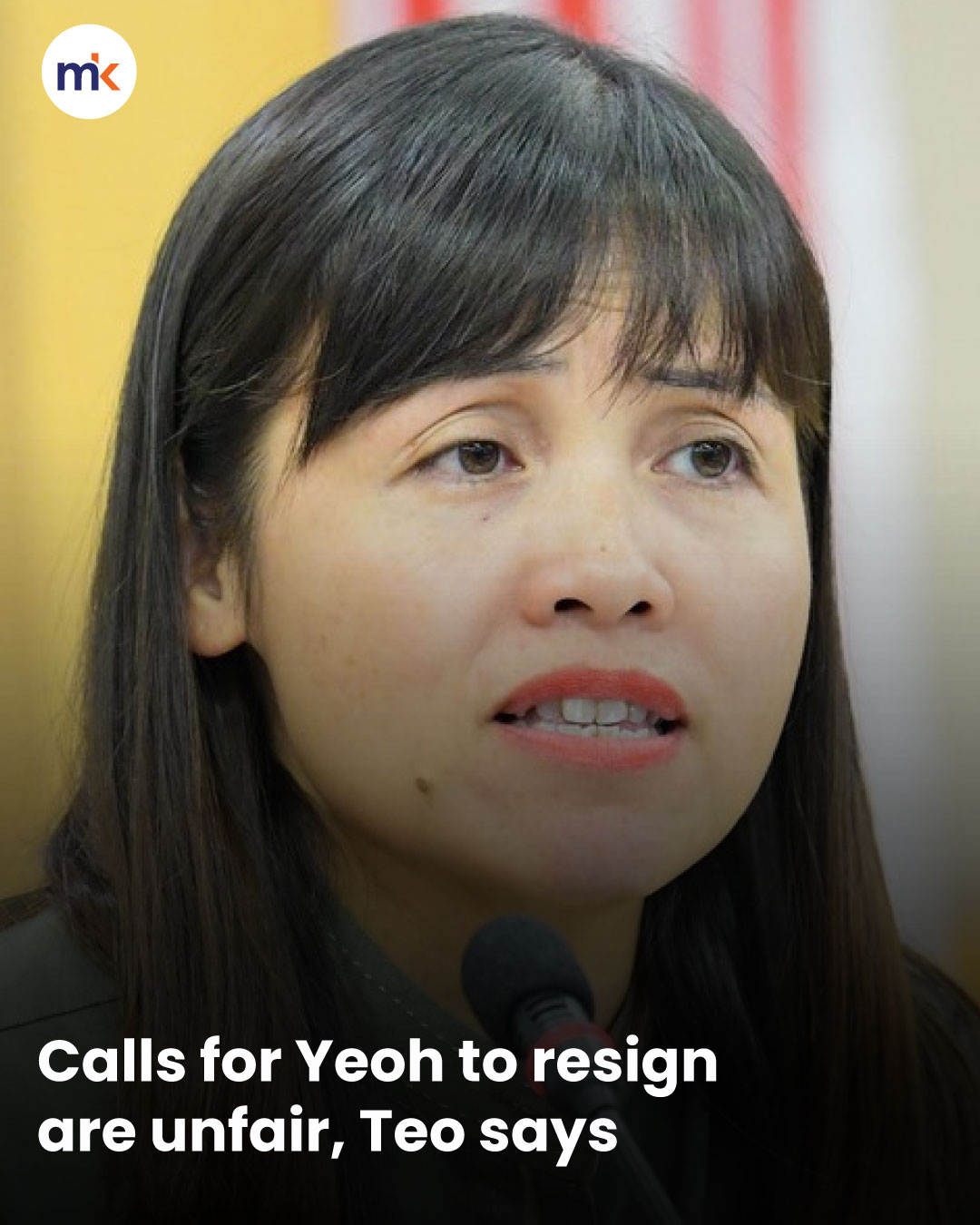 Calls for Yeoh to resign are unfair, Teo says
