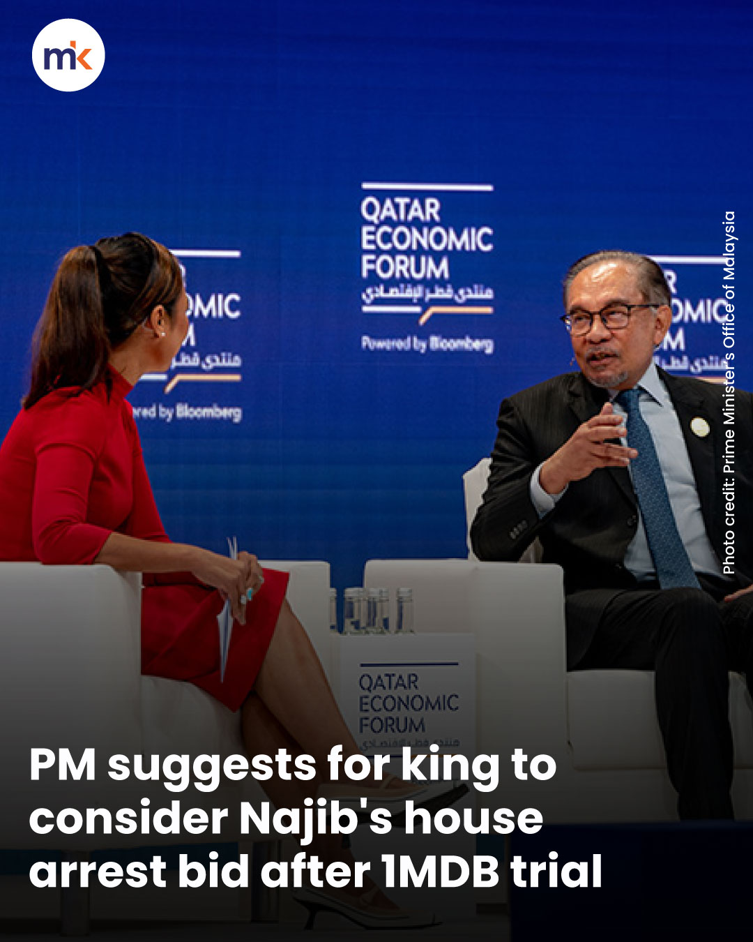 PM suggests for king to consider Najib's house arrest bid after 1MDB trial
