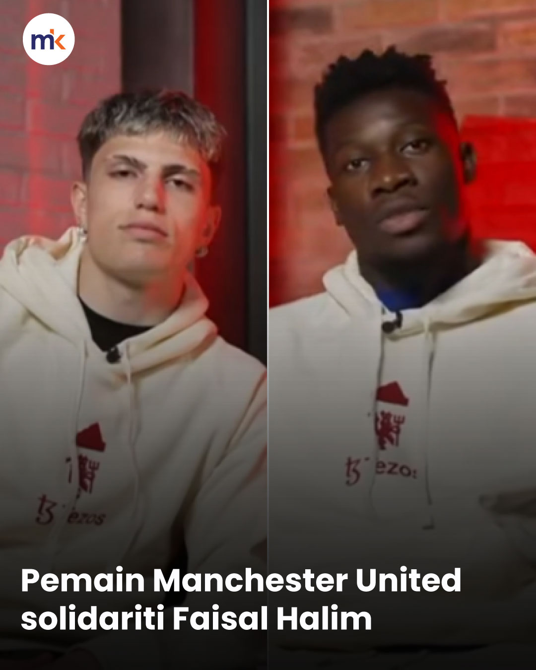 Pemain Manchester United solidariti Faisal Halim