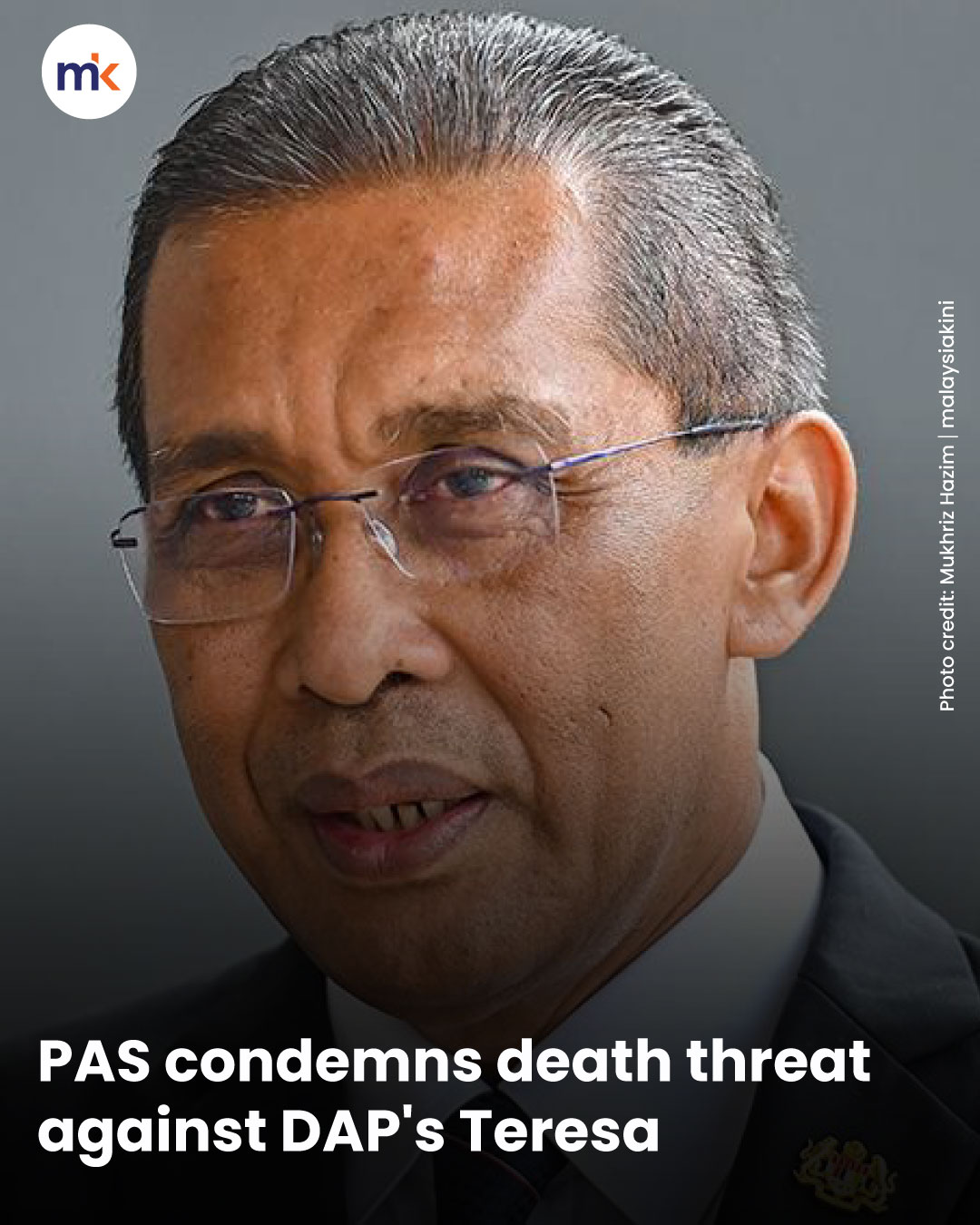 PAS condemns death threat against DAP's Teresa