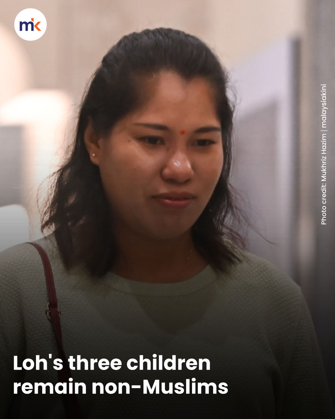 Loh's three children remain non-Muslims