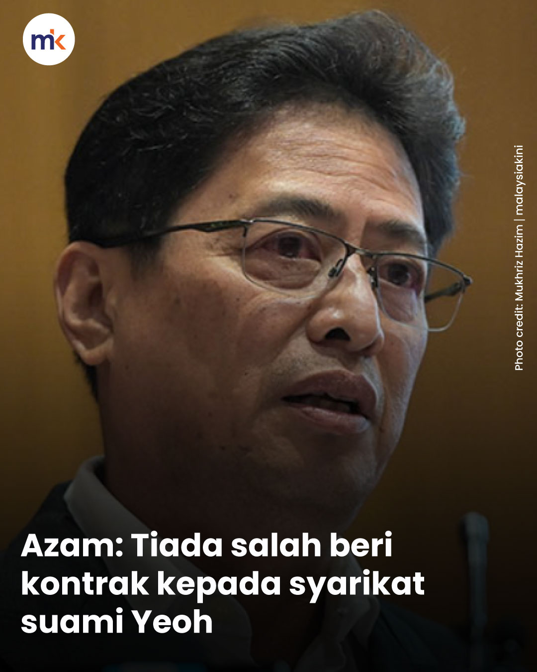 Azam: Tiada salah beri kontrak kepada syarikat suami Yeoh