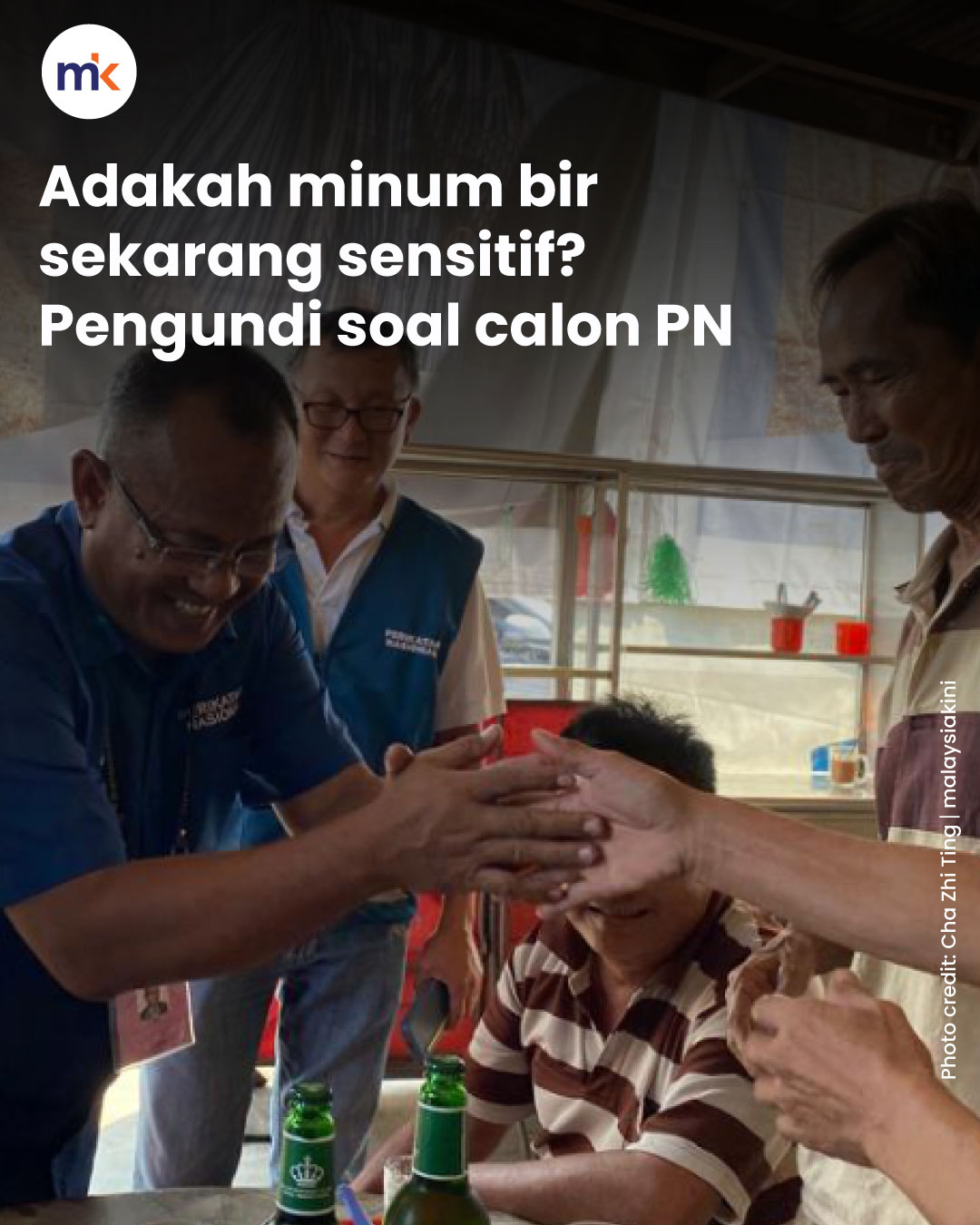 Adakah minum bir sekarang sensitif? Pengundi soal calon PN