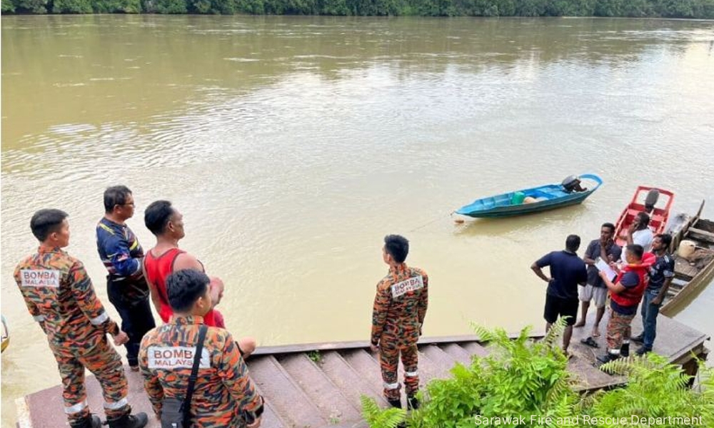 Boat capsizes in Belaga: 2 missing, 3 survive