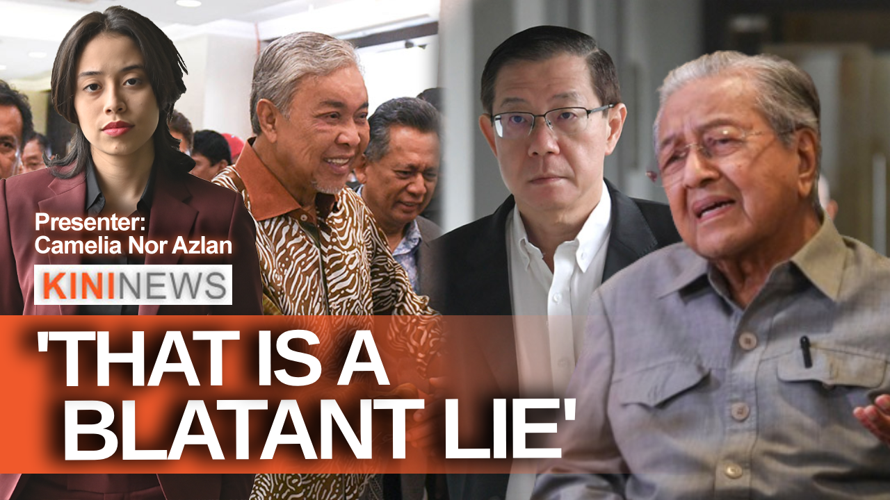#KiniNews: 'I never threatened to sack Guan Eng' - Mahathir denies claim; Zahid's DNAA remains