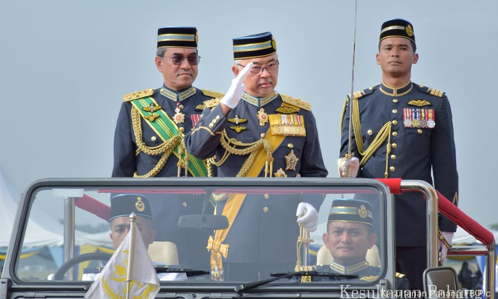 Sultan Abdullah: Bersatu padu, kerjasama jaga keamanan negara