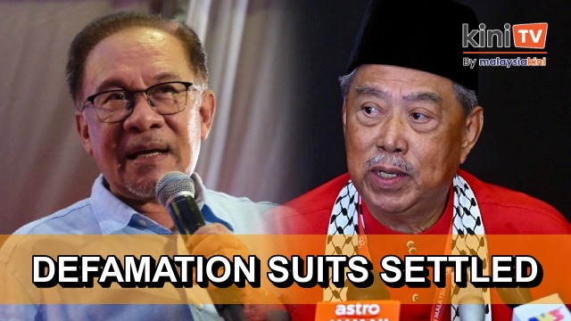 Anwar, Muhyiddin agree to settle defamation suits against each other