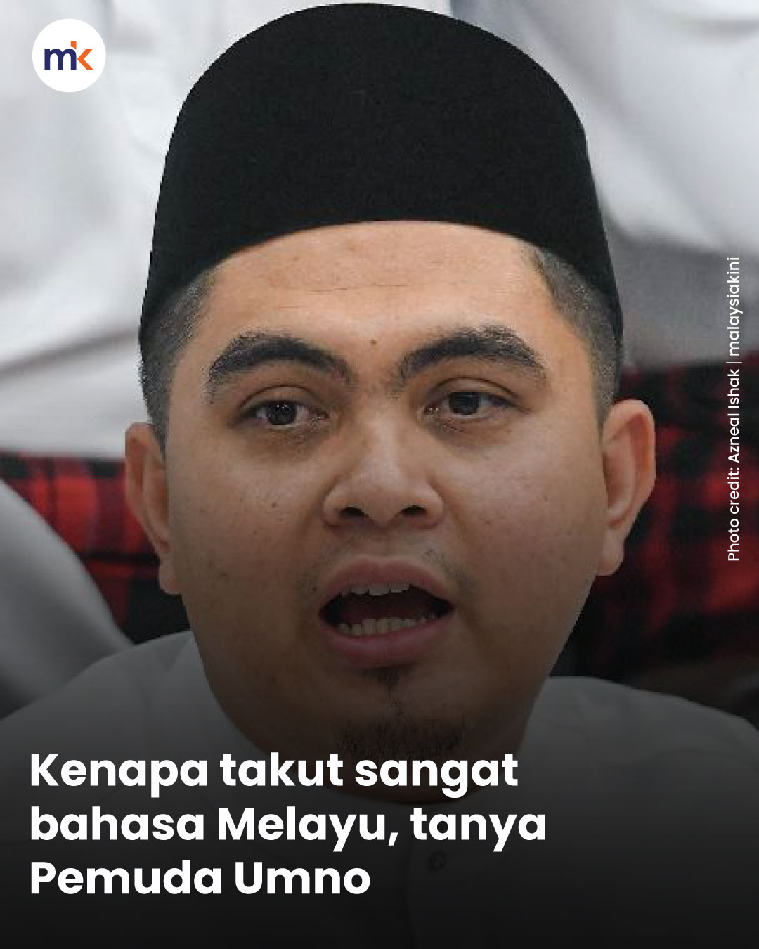 Kenapa takut sangat bahasa Melayu, tanya Pemuda Umno