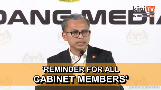 Fahmi: PM reminded cabinet against breaking election laws