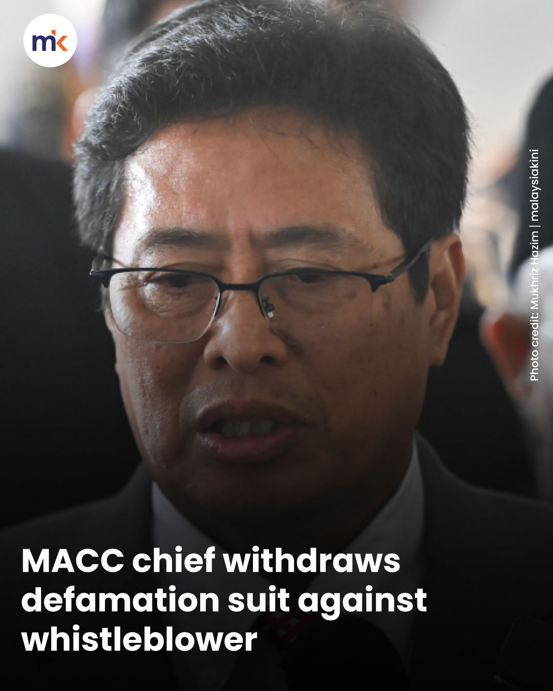 MACC chief withdraws defamation suit against whistleblower