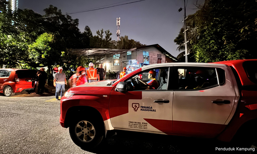 Electricity restored, Kg Sg Baru residents breathe sigh of relief