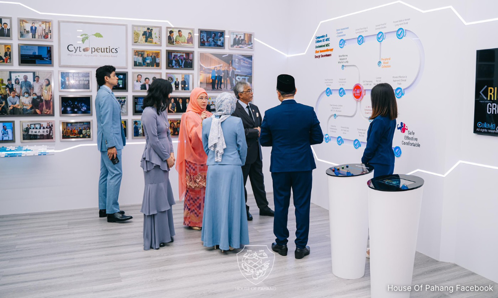 Sultan Pahang berkenan rasmi Pusat Alami Cytopeutics