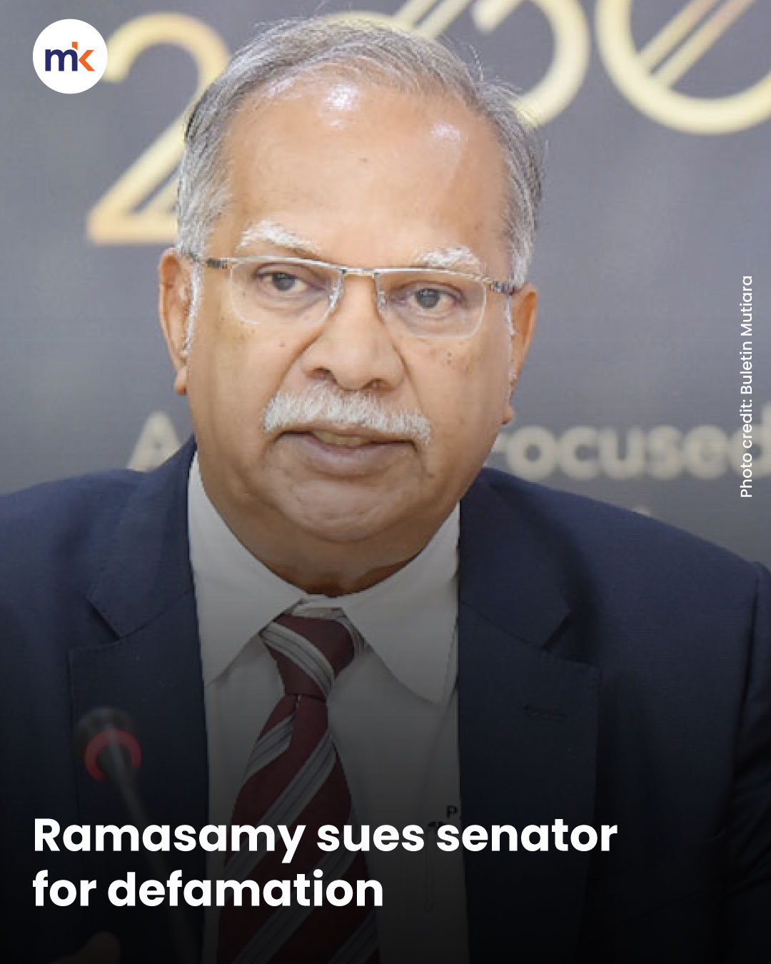 Ramasamy sues senator for defamation