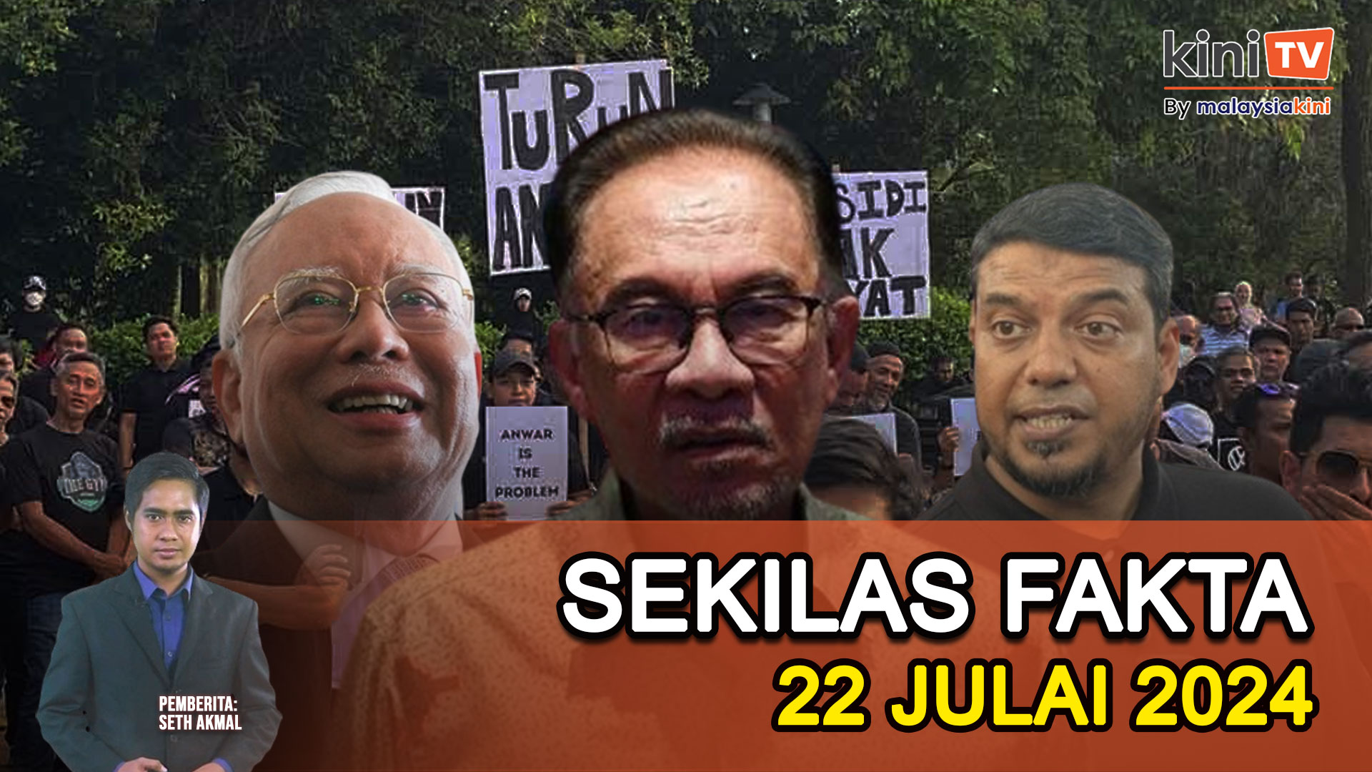 Padah dakwa Anwar 'scammer'; penganjur demo disiasat, 'Najib PM terbaik Malaysia' | SEKILAS FAKTA
