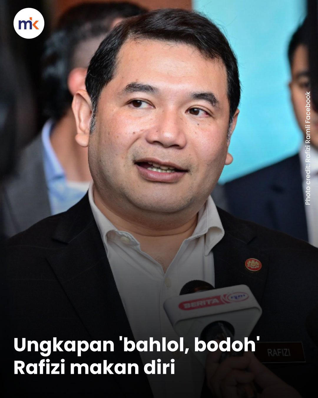 Ungkapan 'bahlol, bodoh' Rafizi makan diri