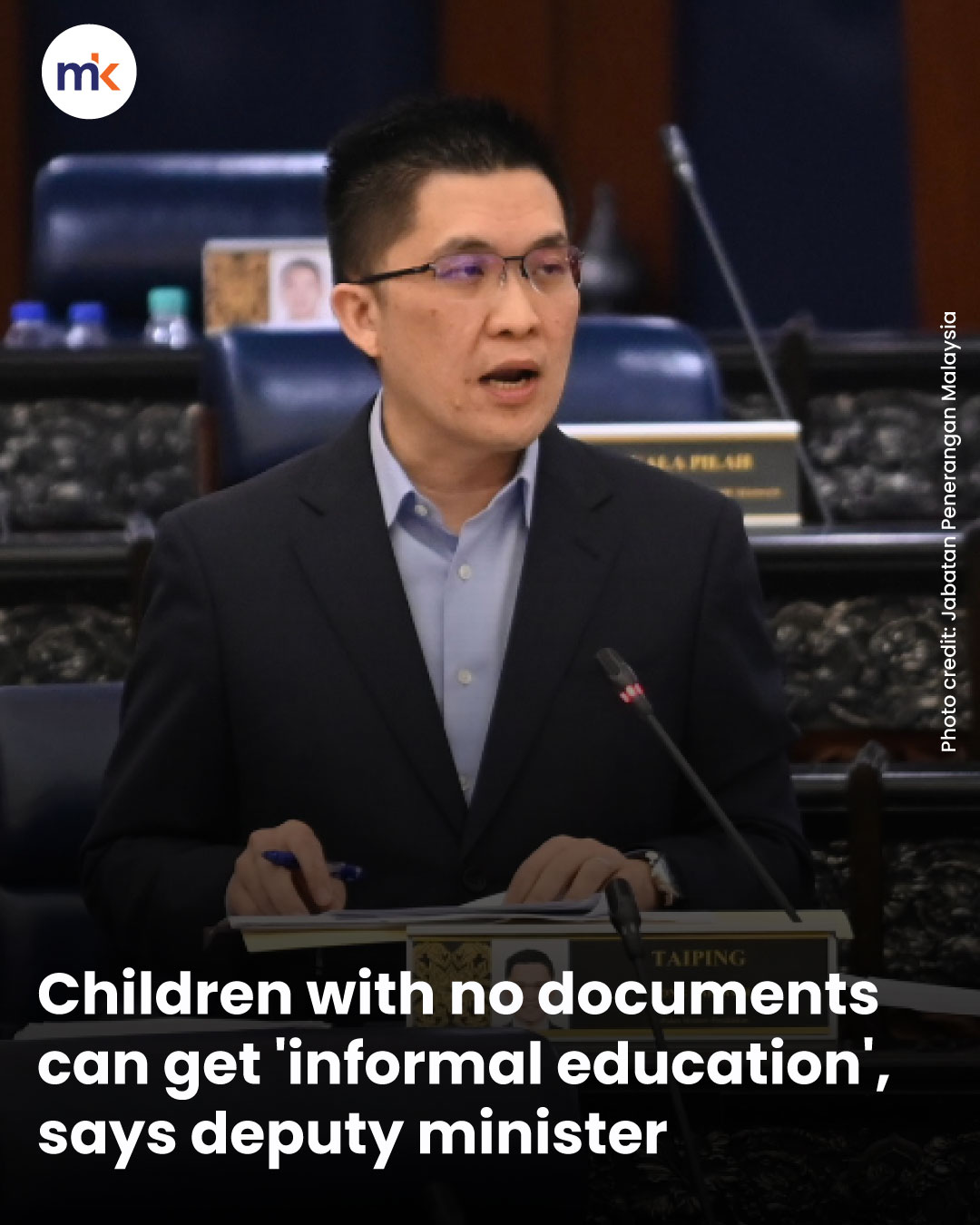 Children with no documents can get 'informal education', says deputy minister