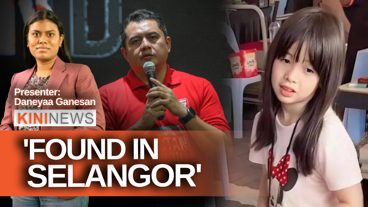 #KiniNews: Missing six-year-old Albertine Leo found in S'gor; Najib's son denies meeting PN leaders
