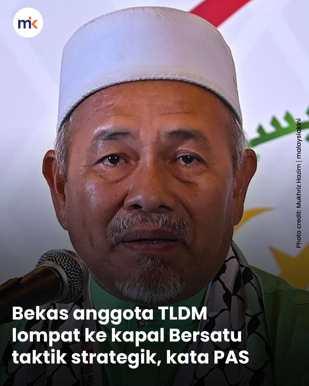 Bekas anggota TLDM lompat ke kapal Bersatu taktik strategik, kata PAS