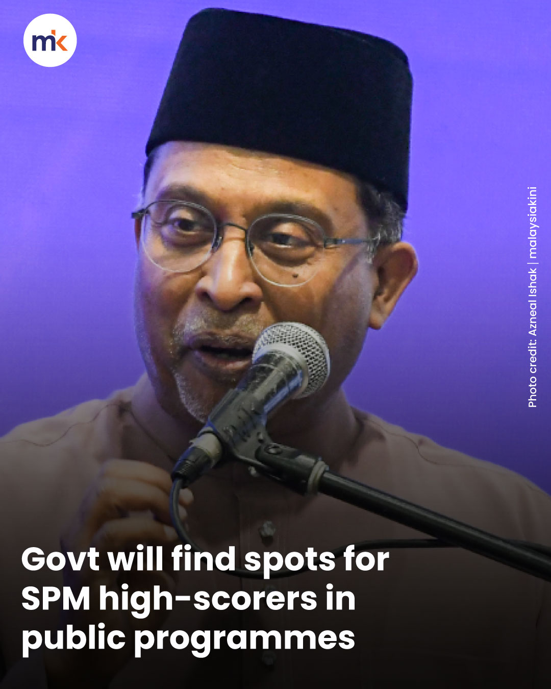 Govt will find spots for SPM high-scorers in public programmes