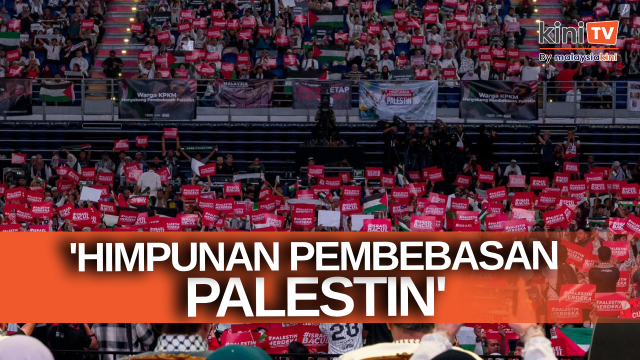 Thousands gather in solidarity with Palestine at Bukit Jalil