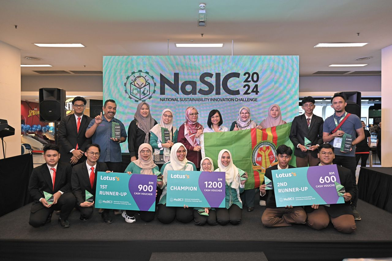 SMK Bandar Seri Putra Won the Champion Title at Lotus’s Malaysia NaSIC’24 Grand Finale!