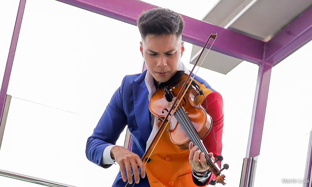 Violinist scales new heights with Merdeka gift to nation